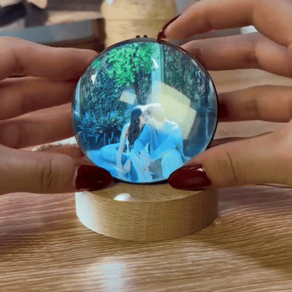 Orbel™ - Esfera Personalizable de Recuerdos en Vídeo