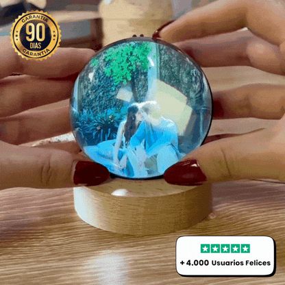 Orbel™ - Esfera Personalizable de Recuerdos en Vídeo